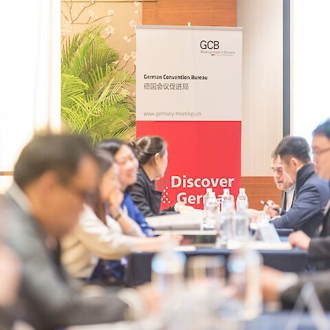 Gespräche zwischen deutschen Anbietern und chinesischen Veranstaltungsplaner*innen | © Walk Hall